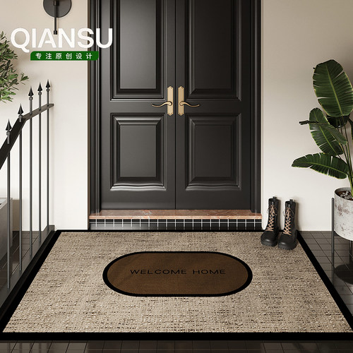 入户门地垫丝圈门外地毯免洗门垫新款门口可裁剪脚垫高级防滑耐脏