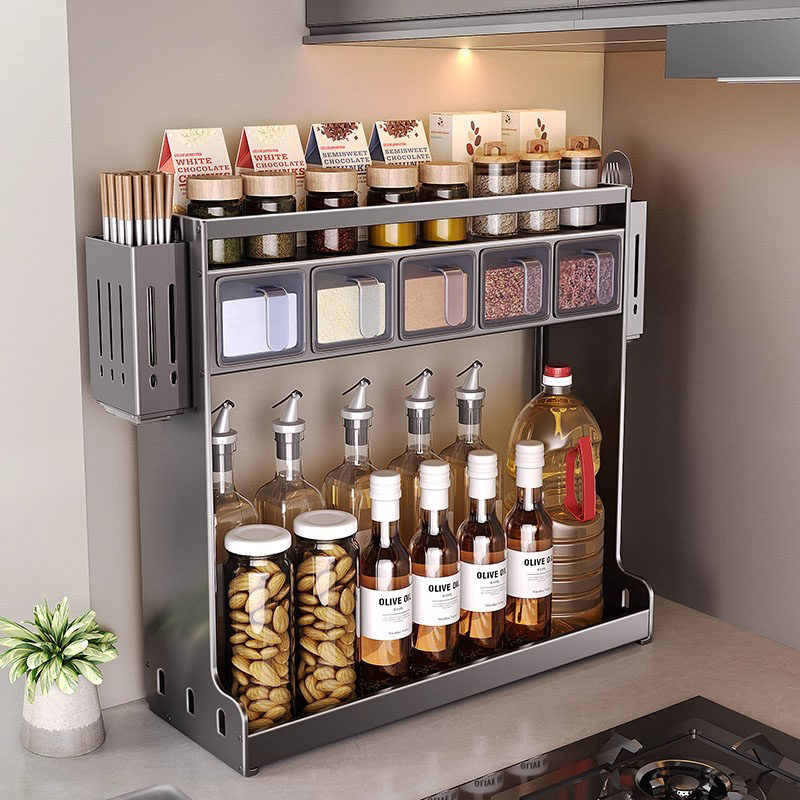 日本进口优选厨房调味品置物架壁挂免打孔调料盒调味料架子收纳架,厨房/烹饪用具,厨房置物架/置物柜/角架,淘宝优惠券,粉丝福利购,淘宝优惠卷