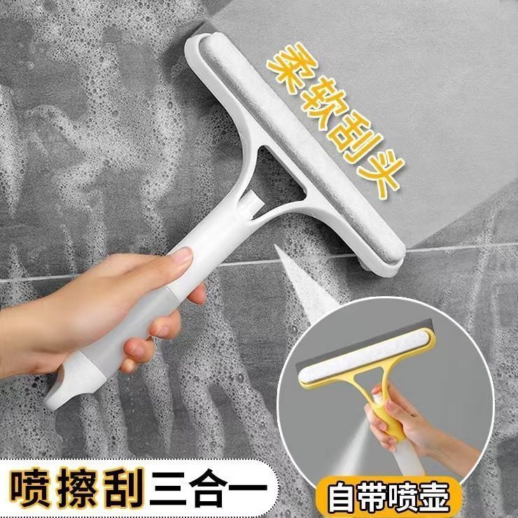 大扫除天花板除霉拖把伸缩玻璃清洗神器擦玻璃卫生间玻璃刮水器