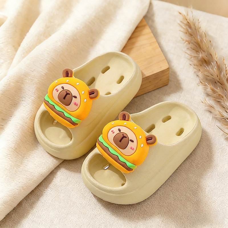 卡皮巴拉儿童拖鞋男童女童凉拖鞋男孩子小孩室内居家软底防滑耐脏,童鞋/婴儿鞋/亲子鞋,儿童凉拖鞋,淘宝优惠券,粉丝福利购,淘宝优惠卷