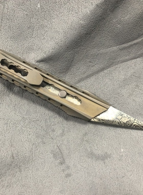 无极钛合金tc21数控cnc精密美工刀安装ckb2刀片重型壁纸刀带背夹