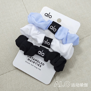 欧美潮牌小肠圈发圈发绳高级感仿真丝头饰3件套发饰复古发圈