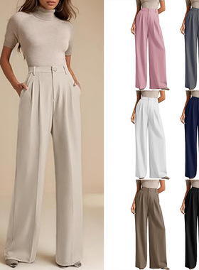 Women Work Pants Business Office Dress Pants Trousers 女裤