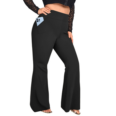 Women Flared Yoga Pants Leggings Plus Size Yoga Pants XL-5XL
