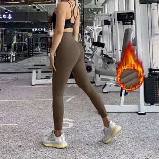 Women Lined Leggings Warm Winter Yoga Pants加绒保暖瑜伽长裤