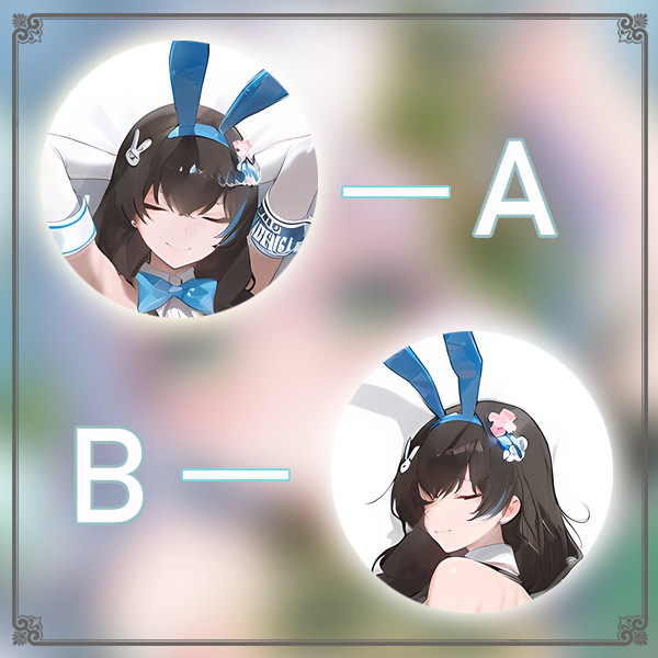 胜利女神：妮姬梅里二次元长条游戏动漫宅男等身靠枕抱枕2WAY