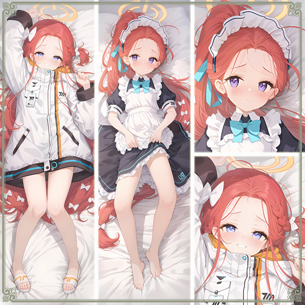 碧蓝档案 花冈柚子二次元长条游戏动漫宅男等身靠枕抱枕