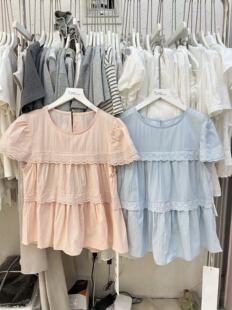 新款 衬衫 韩版 百搭圆领长袖 女宽松显瘦上衣 时尚 天丝天丝2026年夏季