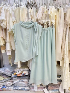 新款 百搭显瘦温柔高级衬衫 女装 上衣韩版 蓝色无袖 甜美风2026年夏季