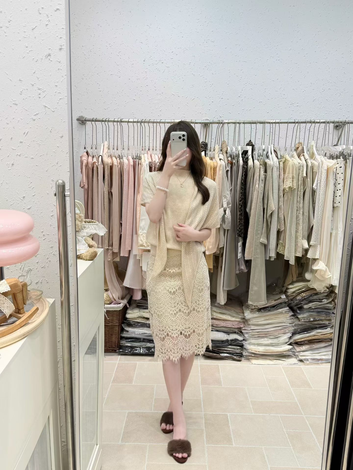 2026秋冬新款韩版时尚气质百搭显瘦针织开衫半身裙两件套套装女装