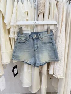 子 女宽松直筒阔腿拖地长裤 甜美风可爱风2026年新款 高腰显瘦牛仔裤