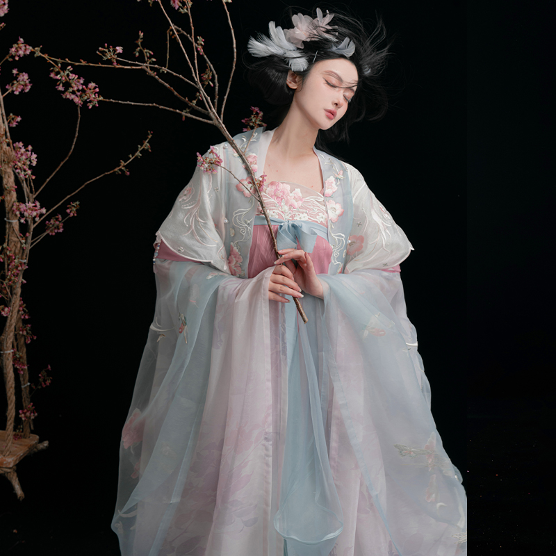 钟灵记 花月赴春 齐胸裙 山海镜花 女装/女士精品 汉服套装 原图主图