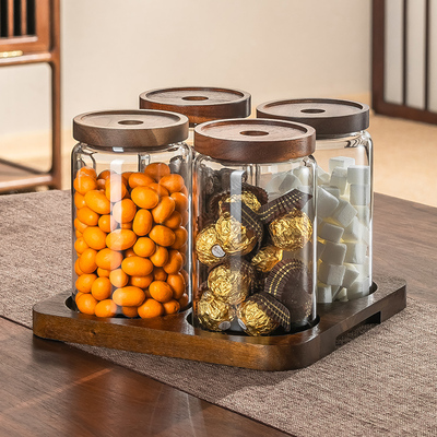 玻璃密封干果收纳盒糖果零食盒