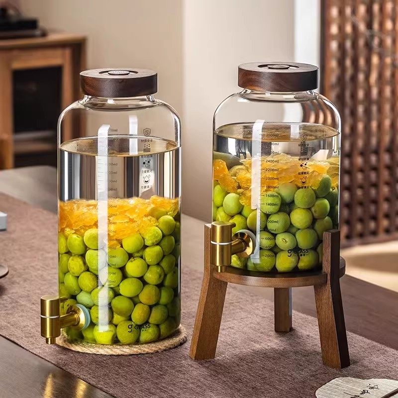 青梅泡酒玻璃瓶带龙头专用泡酒罐高档密封酿酒罐空瓶存酒容器酒坛,厨房/烹饪用具,泡酒瓶,淘宝优惠券,粉丝福利购,淘宝优惠卷