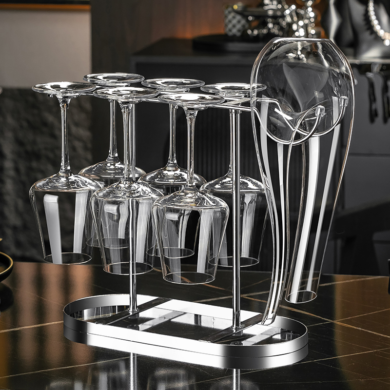 高档红酒杯醒酒器家用高脚杯套装