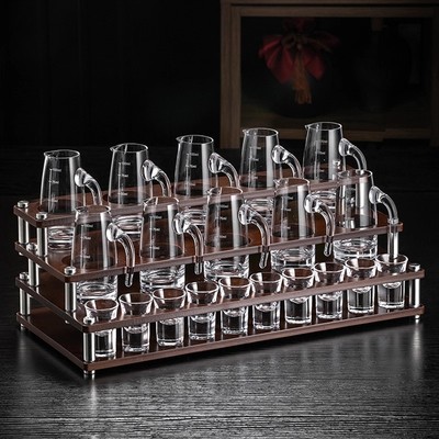 轻奢高端实木分酒器酒架