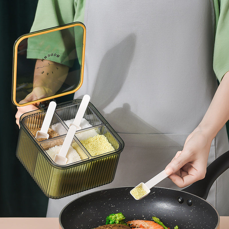 Light extravagance Cruet flavoring storage box kitchen seal up transparent Flip Seasoning box household combination suitin the Kitchen/Cooking utensils , Kitchen Gadgets/Kitchen storage , Storage jars/Kitchen storage containers , Seasoning bottles  category - from Buy2taobao.com to provide professional Taobao agent buy service