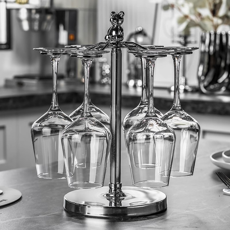 轻奢高档家用透明水晶红酒杯套装