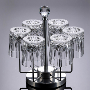 威士忌酒杯洋酒杯子水晶玻璃创意家用啤酒高档杯架酒具组合套装