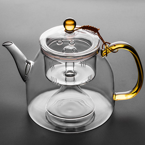 玻璃蒸茶壶家用耐高温加厚蒸汽煮茶壶烧水壶电陶炉煮茶器泡茶壶 - 封面