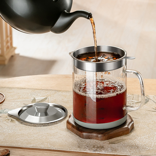 中药过滤量杯药渣滤网神器超细滤药耐高温过滤网厨房漏勺汤药网筛