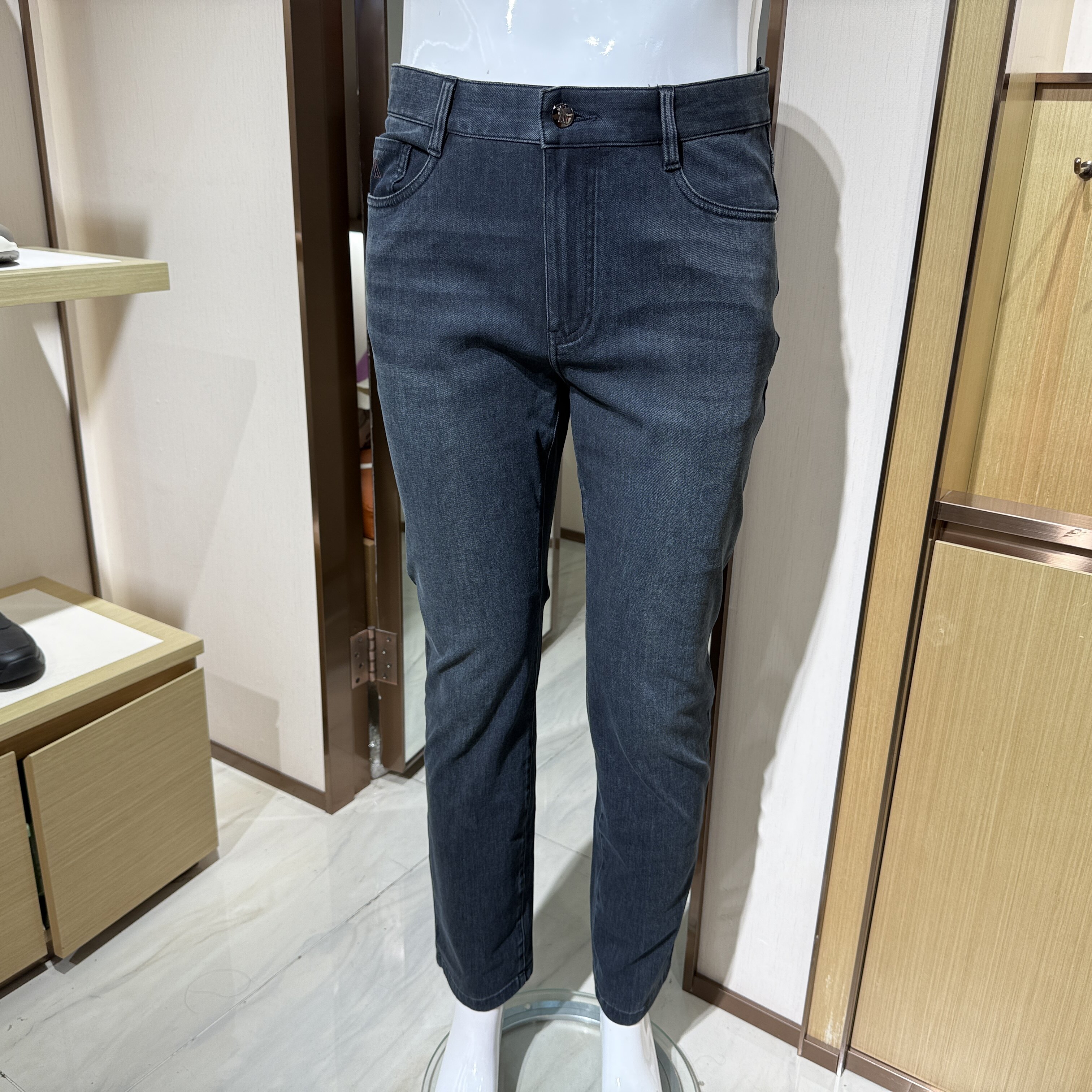 卡尔丹顿KALTENDIN专柜正品新款男装春夏牛仔裤直筒裤KDBS12303NA