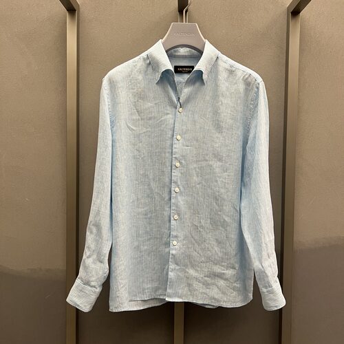 卡尔丹顿KALTENDIN专柜正品男装春季新品亚麻衬衫衬衣KGAS13616SH