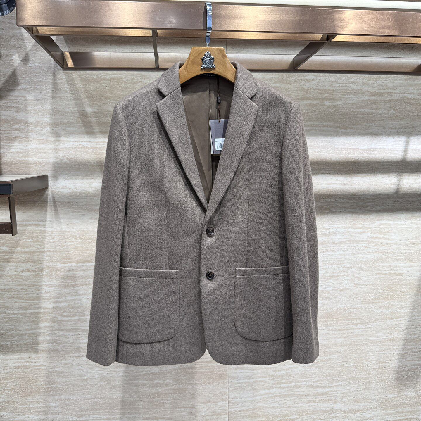 圣宝龙SAINTPAULON专柜正品秋冬男装绵羊毛西服单西外套SA518306