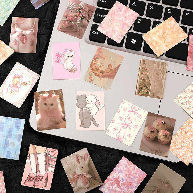 ins复古少女心文艺装饰手帐50张手机DIY拉杆箱相册电脑欧式贴纸