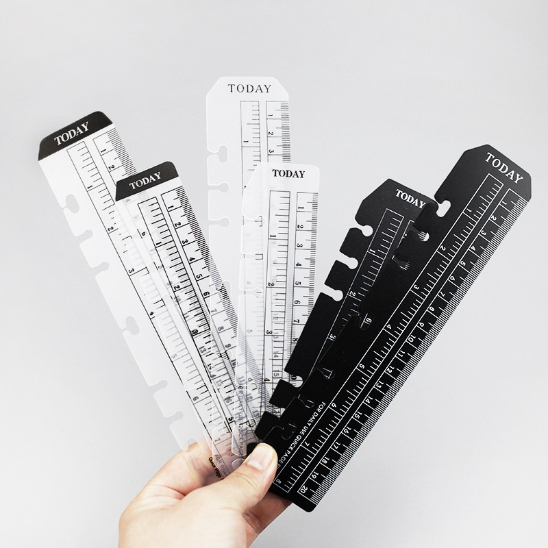活页本TODAY尺A5A6配件磨砂透明6孔手账PVC书签尺子刻度软尺周边|ruв категории электронный словарь/электрический бумажных книг/канцелярские принадлежности, чертеж измерения товаров, все виды правителя/треугольник - от Buy2taobao.com для оказания профессиональной услуги покупки агента Taobao