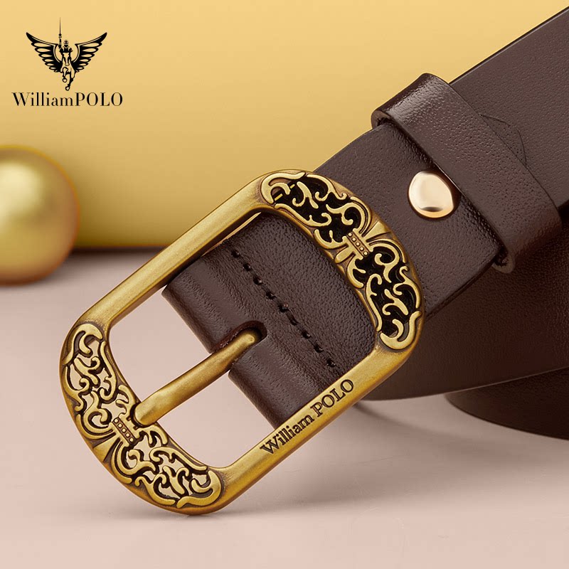 保罗真皮皮带女款腰带女2024新款百搭装饰小众配西装牛仔裤裤带潮