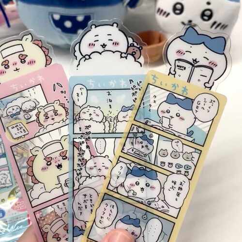 一弹透明书签可爱卡通拍照装饰