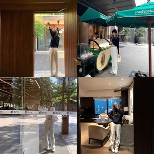 实穿重长裤「!早安樊樊西裤休闲裤西装秋挺括女+不易皱短裤」高克