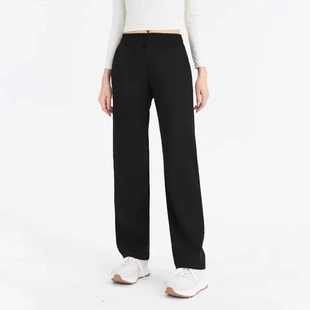 长款女士阔腿裤直筒显瘦神裤休闲长裤softstreme瑜伽lulu运动宽松