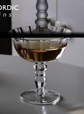 北欧极简！风来酒杯 中古杯蝶形香槟杯鸡尾酒杯 芬兰古典风高颜值