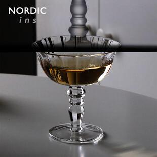 北欧极简!风来酒杯 中古杯蝶形香槟杯鸡尾酒杯 芬兰古典风高颜值