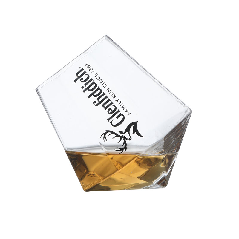 格兰菲迪尖底钻石杯中古极简酒杯