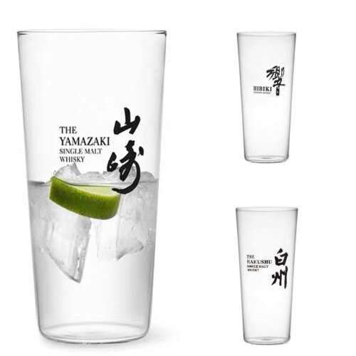 北欧极简！超薄山崎杯威士忌酒杯