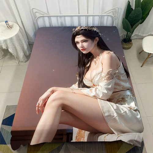 来图定制云韵美杜莎床单动漫小医仙床垫套宿舍床笠被单保护套国漫