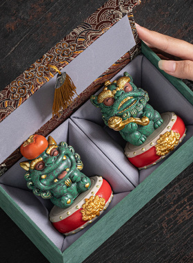 青砂石祝福新中式桌面事事如意