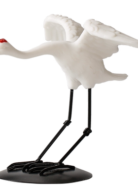 陶瓷仙鹤送福新中式茶桌茶台桌面