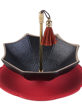 陶瓷过滤茶叶简约现代茶桌雨伞