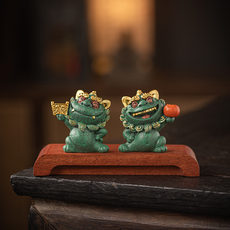 创意绝顶聪明风狮爷摆件装饰礼品