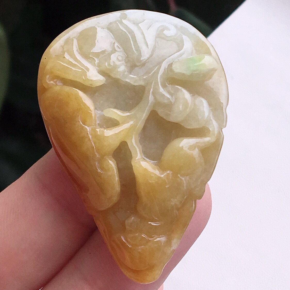 红巧雕五鼠运财老坑送A颈饰生肖坠坠冰种女石吊坠玉坠扣翡翠平安