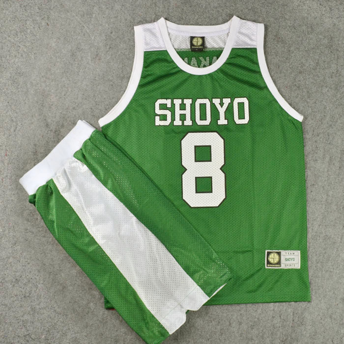 SD灌篮高手训练服队服翔阳8号高野昭一篮球服篮球衣套装队服定制