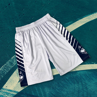 街球精英篮球裤雷阿伦康涅狄格大学裤子短裤街球裤训练球裤运动裤