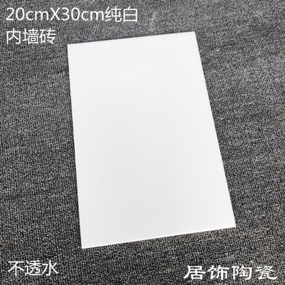 不透水纯白色餐厅出租房内墙砖