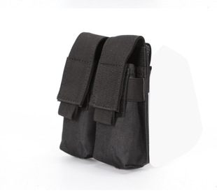小号双联模块化弹夹袋 户外战术多功能附件包 CS野战背心mollo