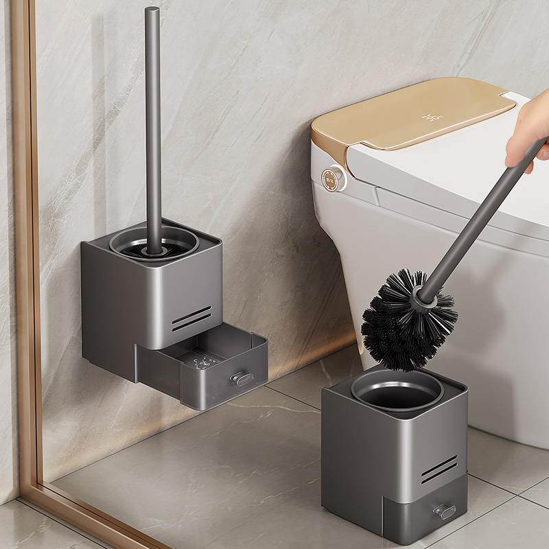 壁挂式马桶刷套装无死角