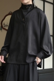 风外套春夏棉麻汉服唐装中式大码T恤纯色长袖衬衫男1192-P65，男装T恤，电商A016